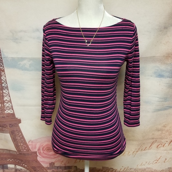 ⭐️ Carole Little striped top - Picture 2 of 8